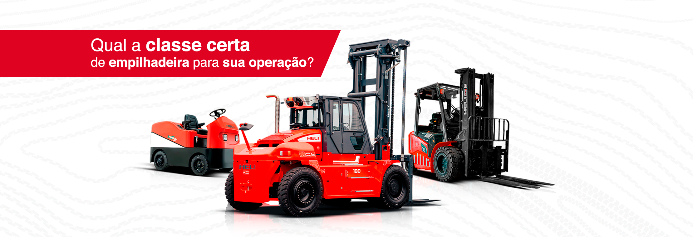 Qual a classe certa de empilhadeira para sua operação?